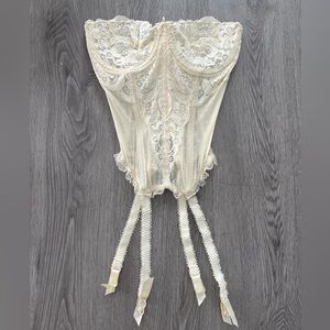 Vintage Gold Label Victorias Secret corset
